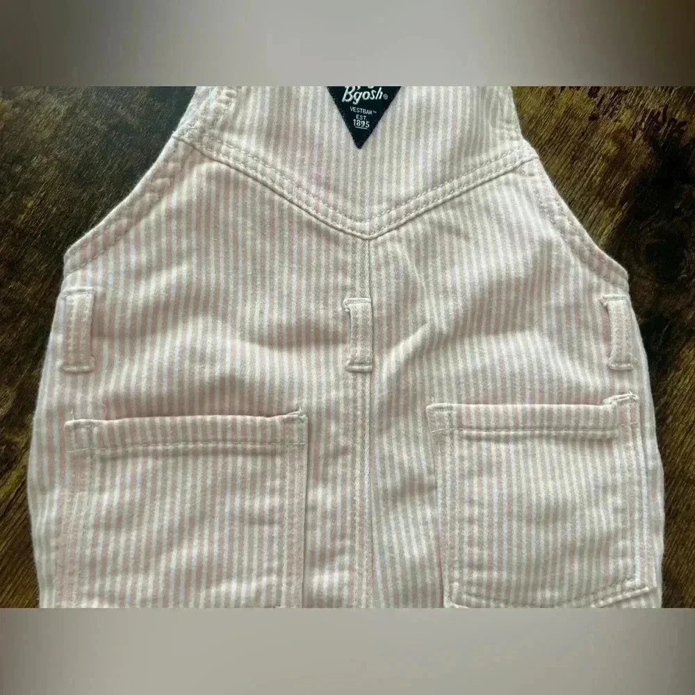 OSHKOSH B'gosh | VESTBAK baby girl, pink overalls. Size: 24M